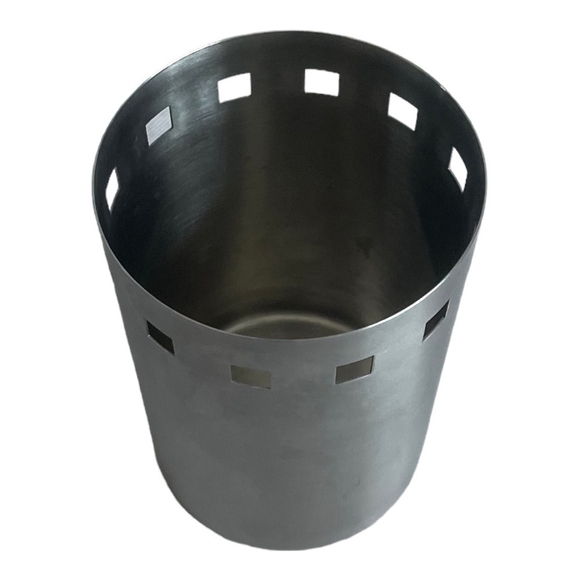 Utensil Tube Oneida Utensils Holder Silver Stainless Steel Utensil Box - Picture 3 of 4